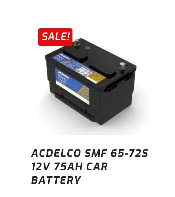 ACDelco SMF 65-72S 12V 75AH Car Battery - DIN 80