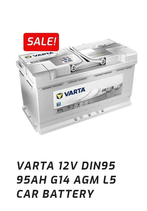 VARTA 12V DIN95 95AH G14 AGM L5 Car Battery - AGM 95